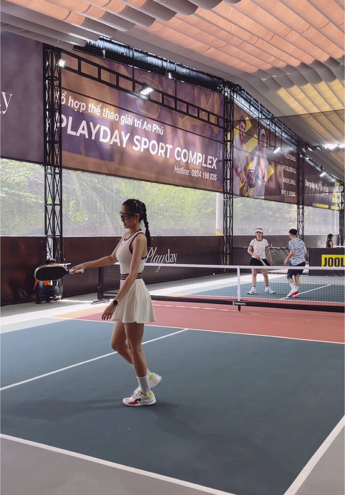 Chiện xui rủi chứ em có muốn đâu thầy ơi 😓#pickleball 