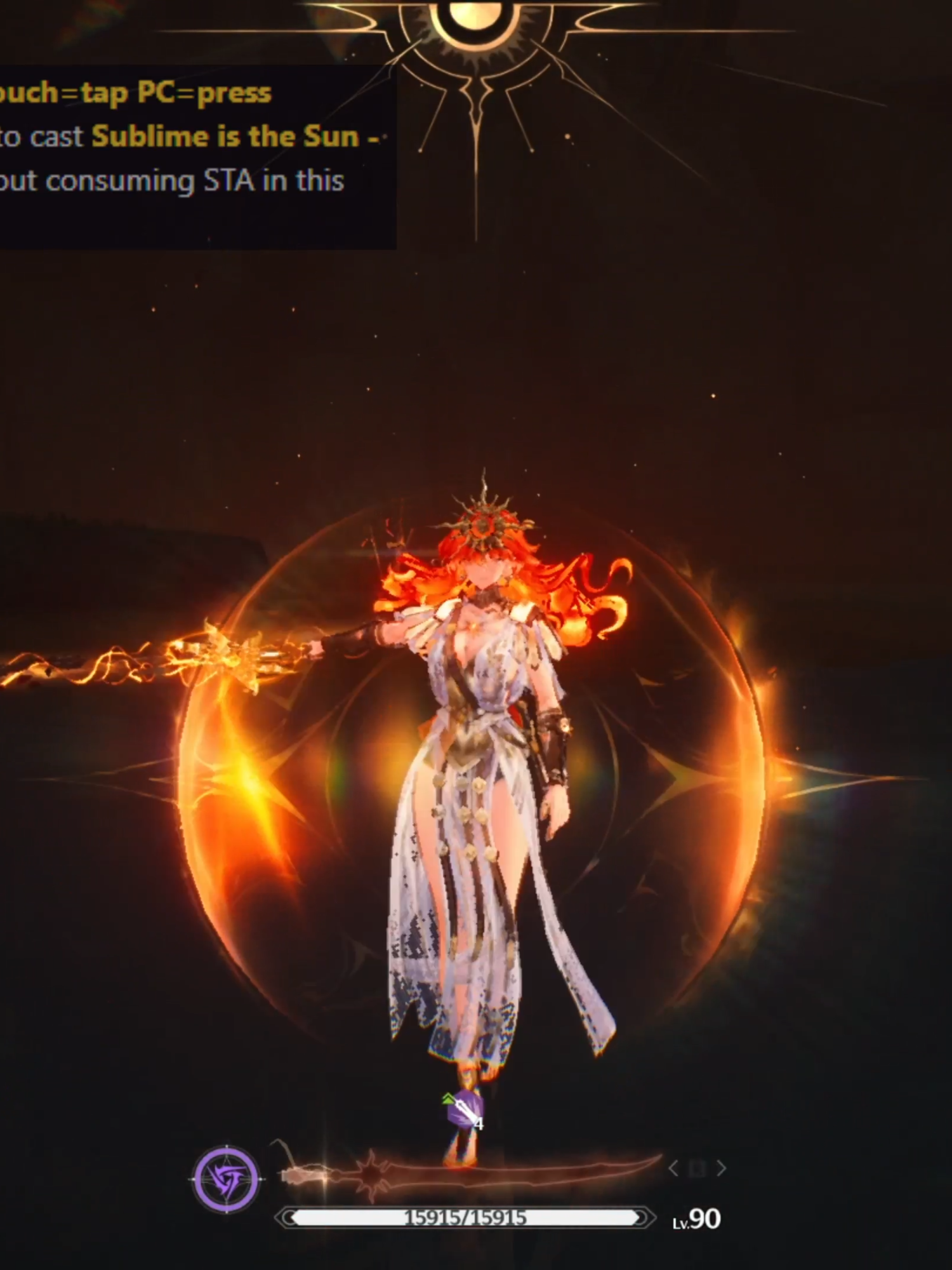 Augusta walking on water in her Ult state (Source: Sleep) #augusta #wutheringwaves #wuwa