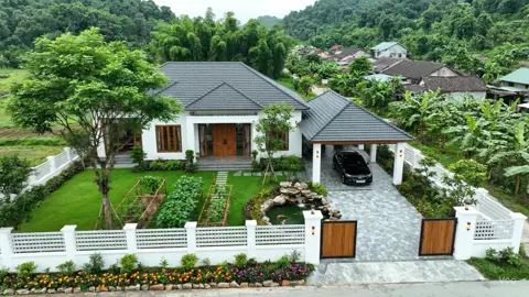 Rời khỏi thành thị tìm về chốn bình yên 🏡🍃  #nhavuon #nhavuondep #nhadep #canhdep #canhdepthiennhien #xuhuong #fyp 