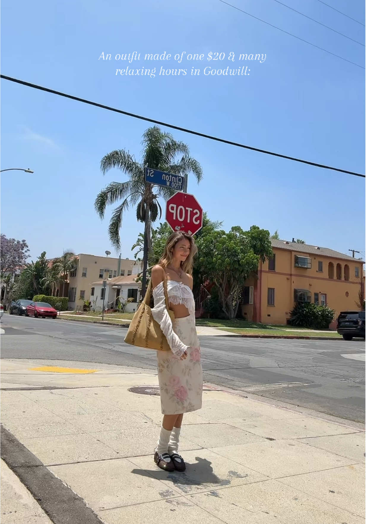 The cutest little $11 outfit, simply created solely by a girl who uses thrifting as a literal form of adrenaline heheh 😌