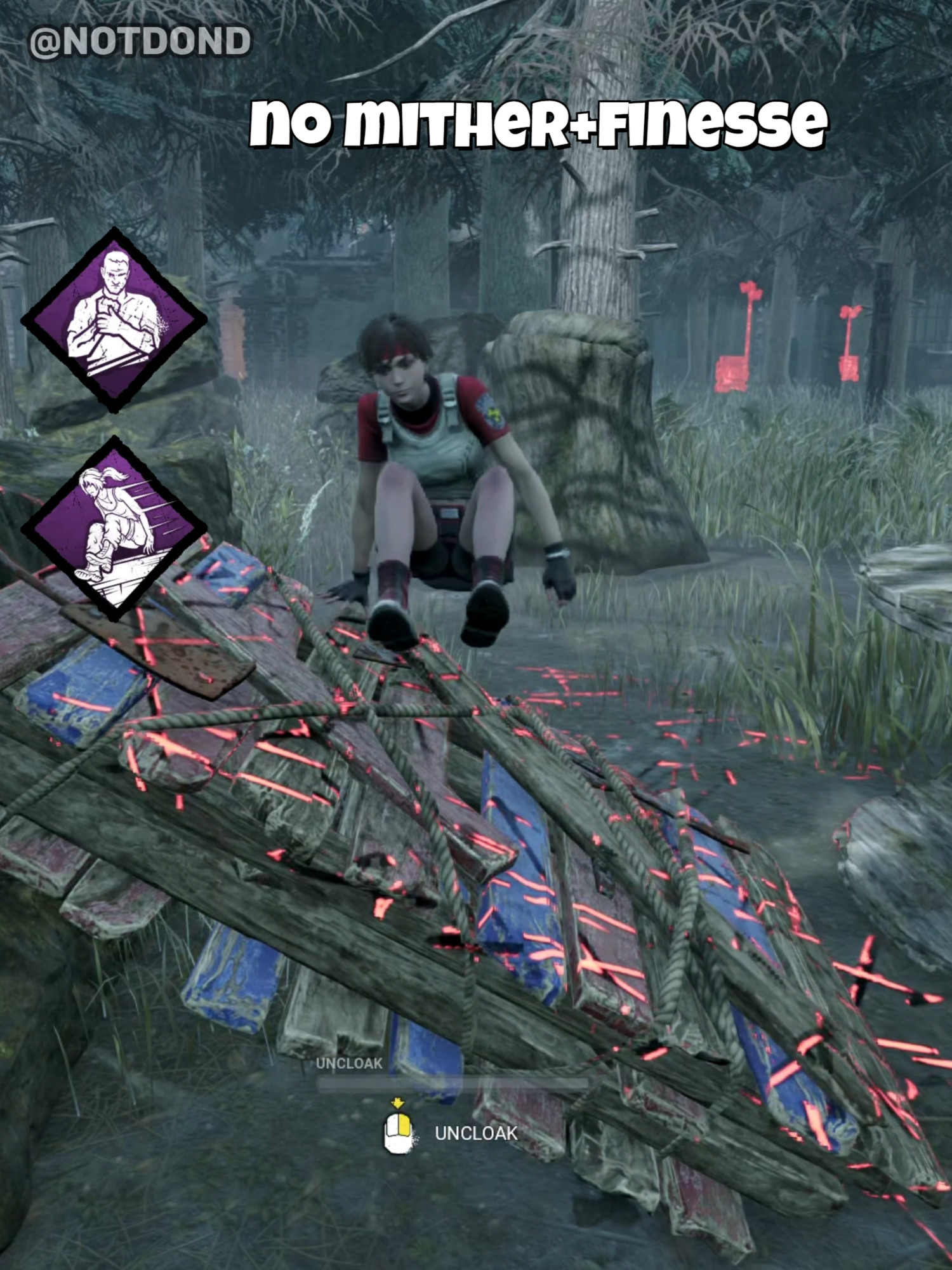 YOU CAN NOW USE FINESSE INFINITELY (BUG) - Dead By Daylight  #dbd #fyp #gaming #bug #bugbydaylight #finesse #nomither