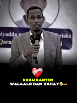 Mention dheh qof aad walal kadhigatay ❤️‍🩹#somalitiktok #foryou #foryoupage❤️❤️ #viral #isbadal #aduunyo #fursad #ustaadmuxidiin 