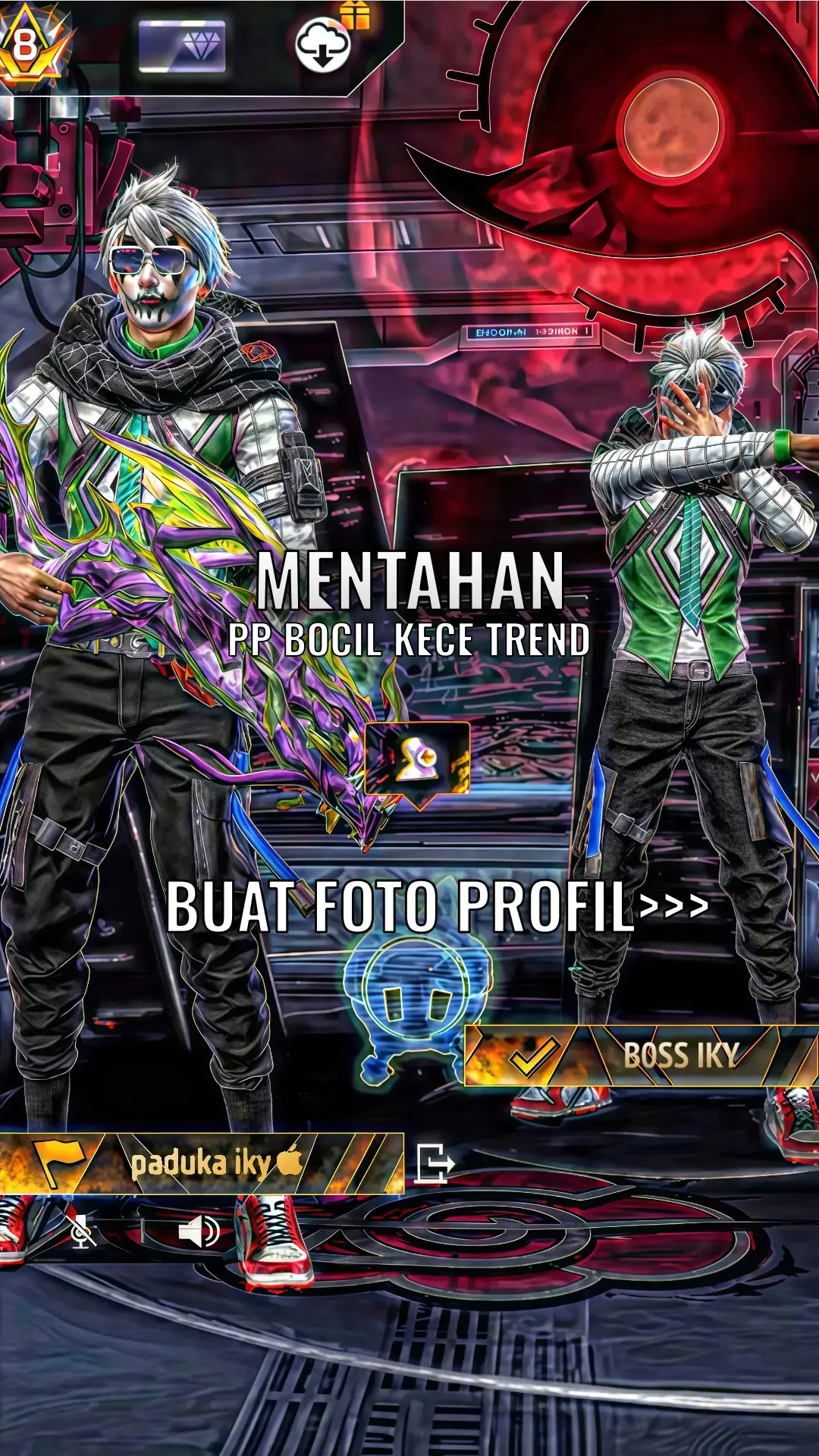 #padukaiky nih pp bocil, back konsep lama🔥😘 #profile #fypp #foryoupage #styletips #sb #masukberanda #kece #mentahan 