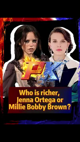 Compare the net worth of Jenna Ortega or Millie Bobby Brown.#celebrity #networth #networthcomparison #JennaOrtega#MillieBobbyBrown#fyp