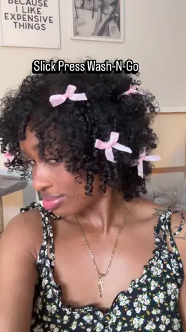 A shiny and soft wash and go relies on the routine.  Use moisturizing products and heat protection is key. Try not to over dry your hard work! Here are the products I use in my wash day routine.  The link to this post on my LTK ⬇ https://liketk.it/5kWzF 4a curls, thin curly hair, fine hair, #finecurlyhair #curlyhairtutorial #washandgo #shortcurlyhair 