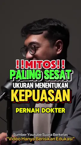 Ini yang paling sering jadi mitos yang banyak dipercaya sama masyarakat indonesia 😥 #tipsdrboyke #drboyke #wishpartner #wishboyke #podcast #edukasi #tipspasutri