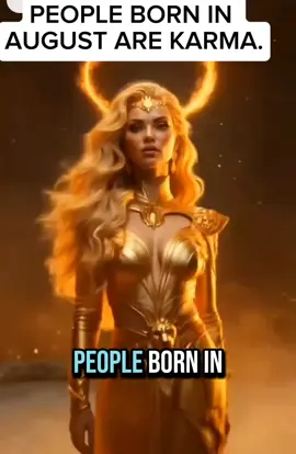 PEOPLE BORN IN AUGUST ARE KARMA. #zodiac #zodiacsign #Astrology #fyp 