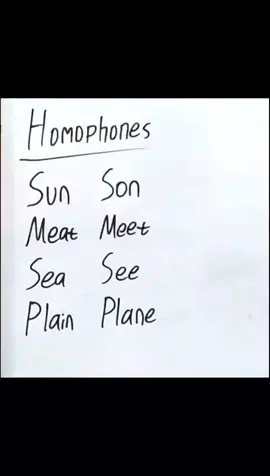 Homophones di Inggris.  #belajarbahasainggris #pronunciation 