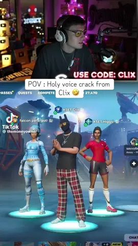 clix's voice crack is insane 