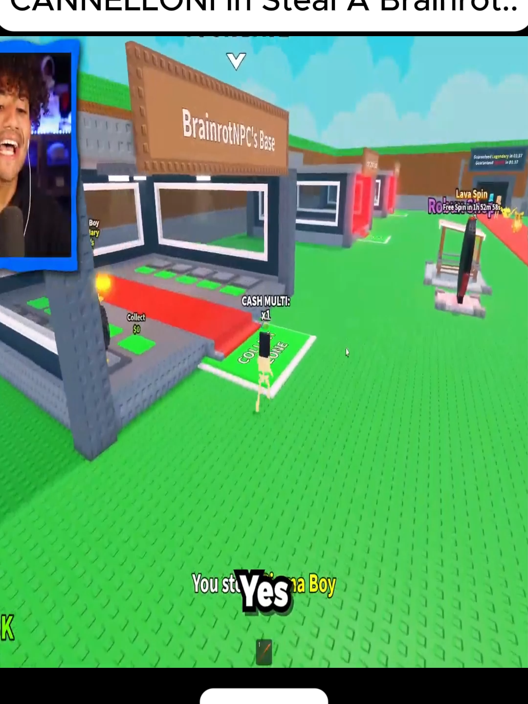 Part 5 Pretending To Be A DRAGON CANNELLONI In Steal A Brainrot.. #roblox #fyp #foltyn #gaming
