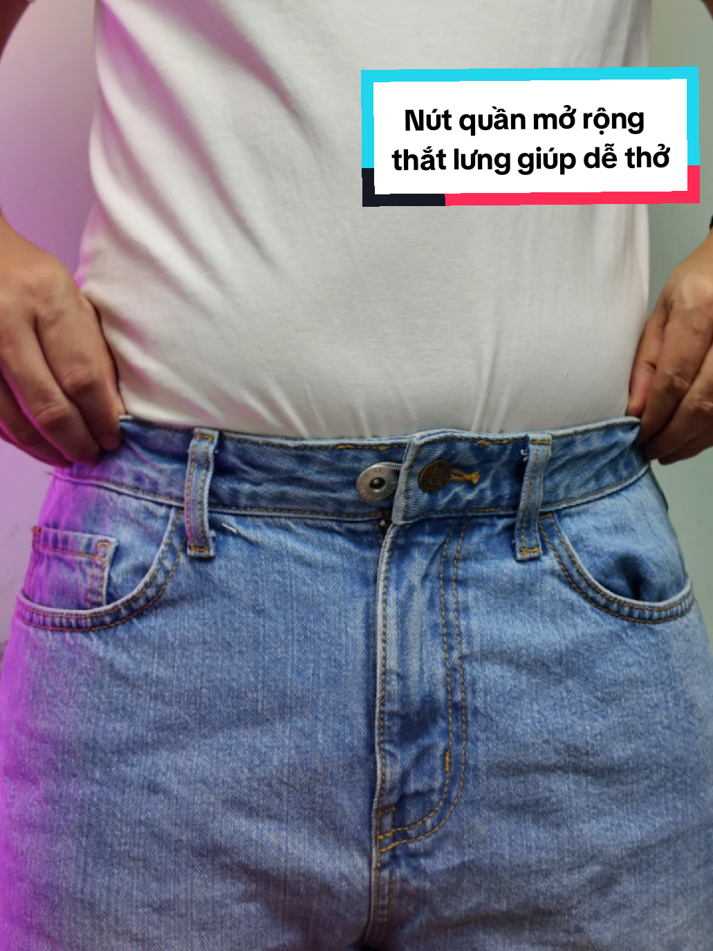 Nút quần mở rộng thắt lưng, giúp mặc được những cái quần đẹp mà bị chật bụng, thiết kế co giãn giúp mặc vừa vặn hơn, bác nào cần thì tham khảo nhe, cảm ơn các bác! #nutquan #nutquanjeans #jean #foryou #quanao #quanjean #xuhuong