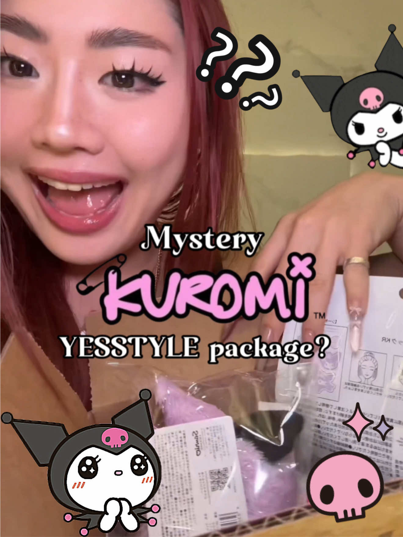 Just got the cutest haul from @YesStyle  🖤✨ From plush charms to this amazing eyeshadow palette, I’m obsessed 😍 Use my code “ST4RGIRLGIA7” if you wanna treat yourself!  #YesStyleHaul #SanrioVibes #MakeupLover #KawaiiUnboxing #yesstylehaul #kuromi #surprisehaul @YesStyleInfluencers  #yskuromivsmelody #CapCut 