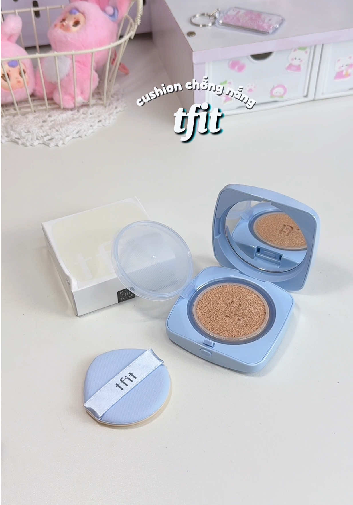 Con cushion này khen nha, che khuyết điểm ổn nhưng đánh tệp da, không bị dày #review #cushion #tfit 