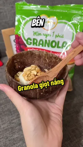 Ngon lắm ý vừa dinh dưỡng nữa nè #granola #granolagiotnang #healthy #anvat 