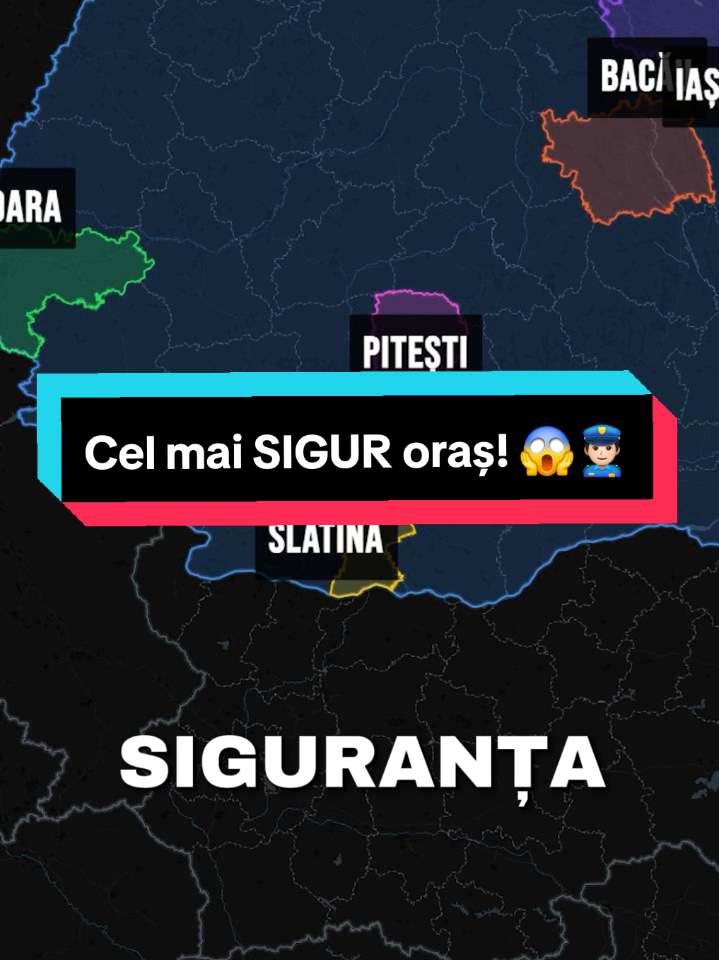 Top 5 cele mai sigure orașe din România! 🛡️ Te simți în siguranță în orașul tău? Vezi dacă apare pe listă și spune-ne în comentarii! 👇 #romaniapeharta #siguranta #oraseromania #top5 