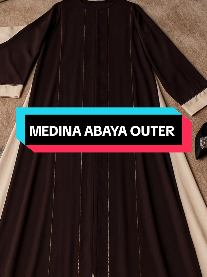 Medina Abaya Outer Gamis Muslim anti UV #abaya #abayastyle #medinaabaya #abayaouter #abayafashion 