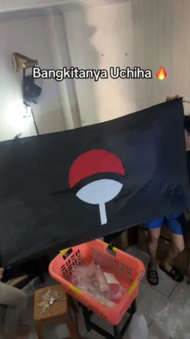 Bendera uchiha cek keranjang kuning #uchiha #madarauchiha #benderauchiha #onepiece #benderaonepiece 