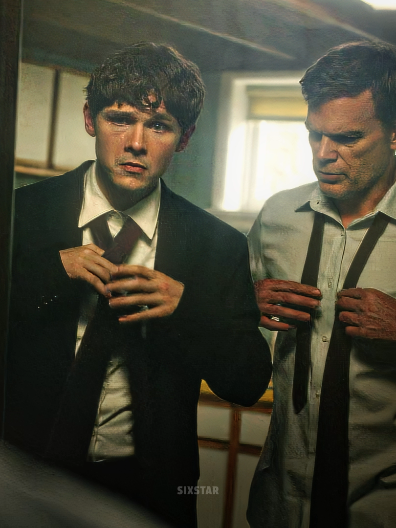 DEXTER TEACHES HARRISON HOW TO TIE A TIE #dexterresurection #dexter