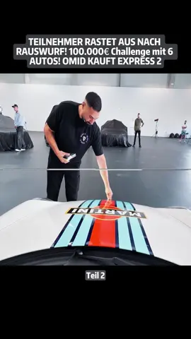TEILNEHMER RASTET AUS NACH RAUSWURF! 100.000€ Challenge mit 6 AUTOS! OMID KAUFT EXPRESS 2. #grip #ferrari #maybach #bugatti 