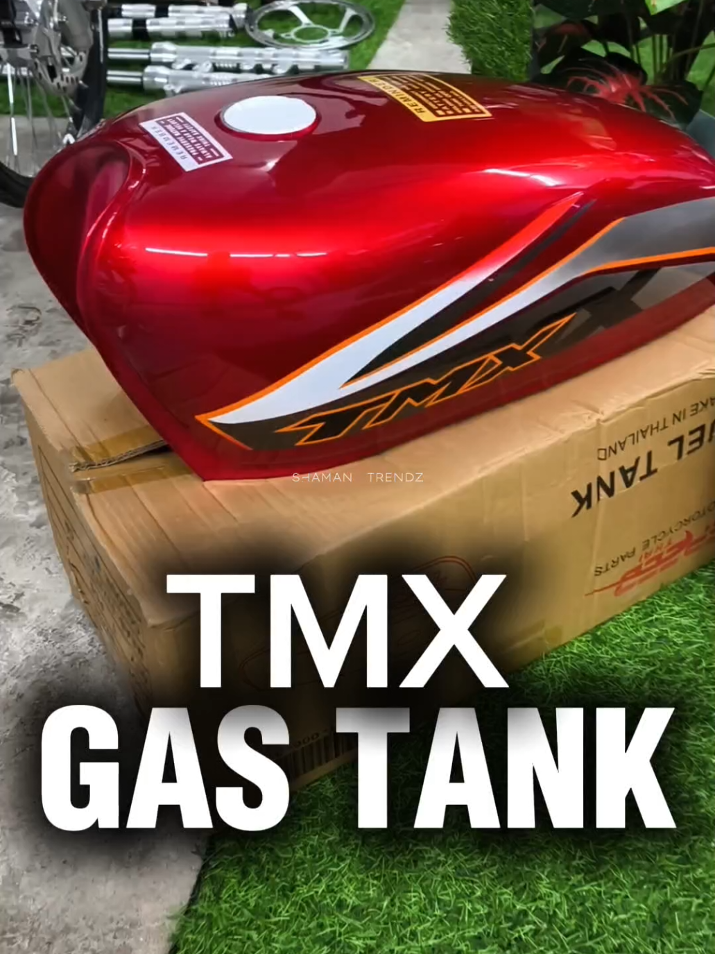 Got this new replecement🔥#HONDA TMX GAS TANK 💯✅ #pantra #tmx125 #Rusi  #tmx155 #geniune #tmxgastank #MOTORSHOW 