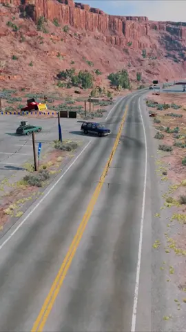 Cars VS Truck Crash  #car #truck #crash 