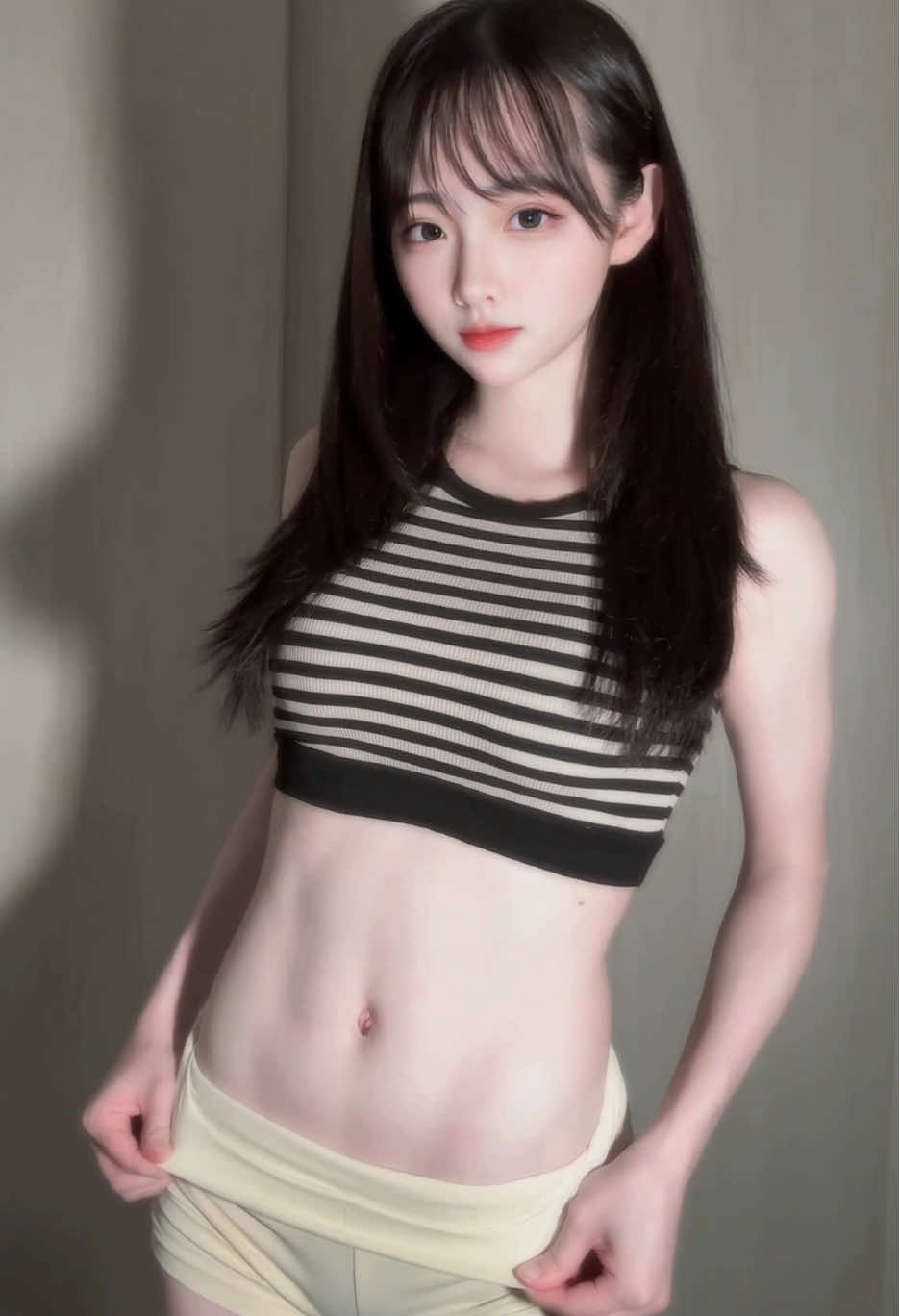 そういえば夏までに腹筋バキバキにするって言ってたけど、もう夏じゃん！！ #腹筋女子 