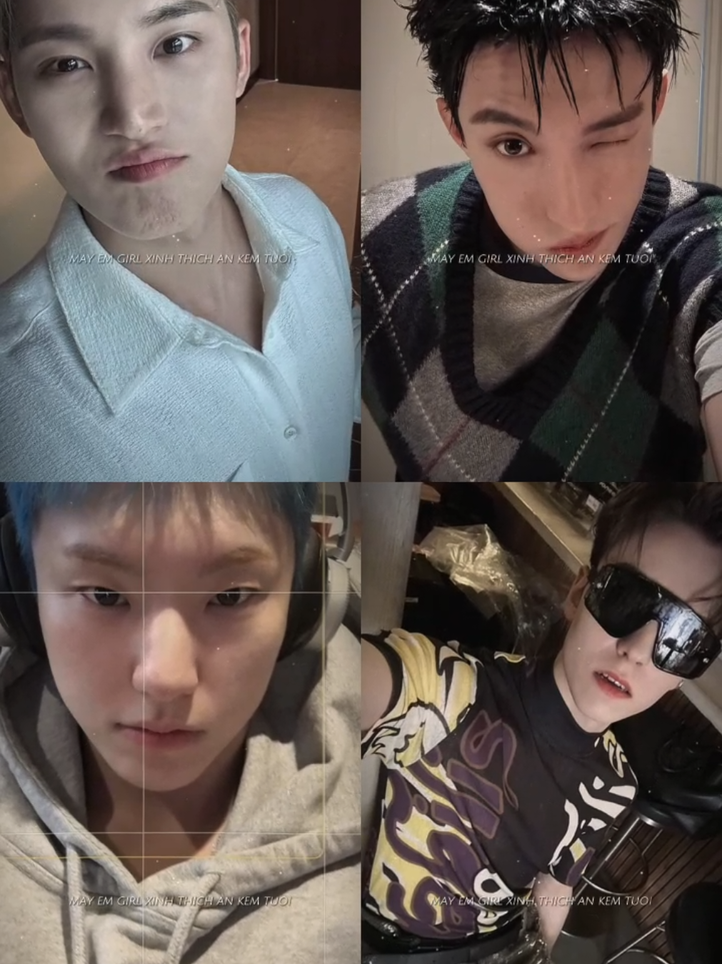 phố v mà các em ko đổ, triệu luôngg #mingyu #dokyeom #hoshi #vernon #seventeen 