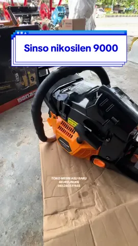 Sinso nikosilen 9000 rival berat nya montana 9000, bar nya lebih panjang 28 inci mantaaapp gaskannn bosku segera order di TOKO MESIN ASLI BARU 085260331455 #tokoaslibaru #tokomesinaslibaru #tokomesin #beureunuen #pidie #aceh #chainsaw #sinso #kayu #tebangpohon #nikosilenchainsaw #montana9000 #fyp 