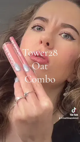 Tower28 lip combo @Tower 28 Beauty @MECCA #tower28 #lovemelikeyoudo #mecca #lipcombo #BeautyTok #nudelip #fyp 