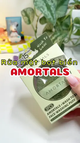 Rửa mặt vừa sạch vừa êm da nè #bongmutruamat #ruamatbotbien #mutruamatamortals #amortals #ruamat #annieriviu 