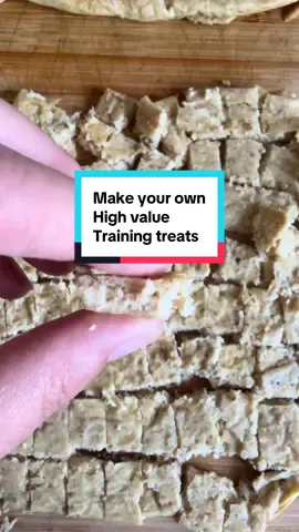 Fish treat recipe 🐟  I get asked on all our videos what treats I use and I promised a few of you a recipe so here it is 👌 These are SO easy to make. Super cheap, super quick and SO high value 😀 I worked out that roughly it’s costs;  £2.50 and I get about a hundred treats when I chop them up tiny 💪🏼 You know exactly what’s in these and they are so high value 💪🏼 Recipe: 2 tins of mackerel or sardines  3 chicken eggs or 2 duck eggs 150g of blended oats  100ml of water Mix it all together pop in lined baking trays, bake for 20-25 mins at 180, cool, chop, feed 💜 They last four days in the fridge and you can freeze them 💜 Sequel adores these 💪🏼 #dogtreat #dogtreats #dogtreatrecipe #Recipe #baking #bakingfordogs #dogmum #DogTraining #positivereinforcementdogtraining #puppytraining #spaniel #puppy #trainingtreats #dogsoftiktok #puppiesoftiktok #sequel 