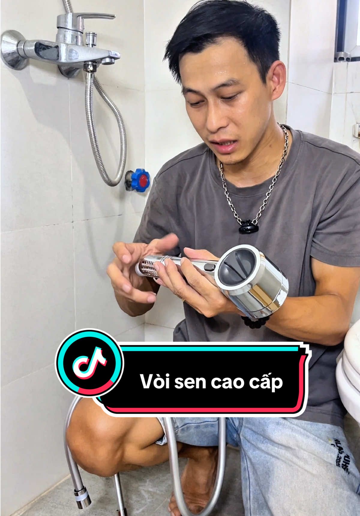 Vòi tắm hoa sen cao cấp Bunos. Vòi sen tăng áp 4 chế độ. Vòi tắm sen có lõi lọc. #thuongthattha #voitamhoasen #voitamtangap #voitam #bunos 