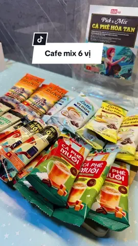 Cafe mix 6 vị tiện lợi cho cả gia đình  #cafepickmix #caphemix6vi #caphehoatan #shop92mall #caphe #food #emxoan 