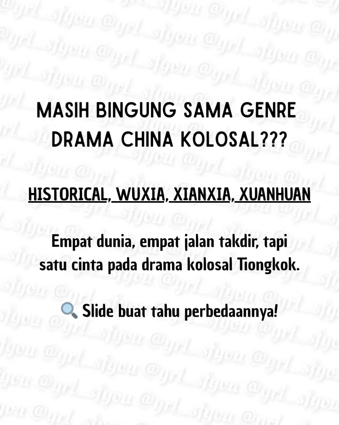 So, tim slide / tim skip? || Cek bio ku ya, siapa tau yang kalian butuhkan ada disana 😉👍 #dramachina #dramakolosal #genre 