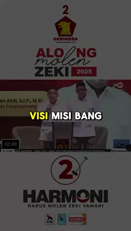 Visi misi Harmoni ✌️✌️ @MOLEN @ZEKI YAMANI  #fyp #gerindra #harmoni #pangkalpinang #bangkabelitung 