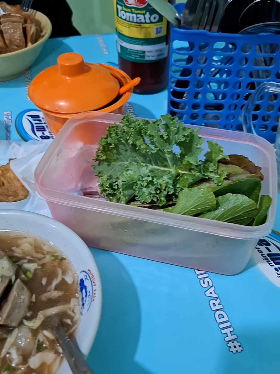panen sayur untuk bekal ngebakso