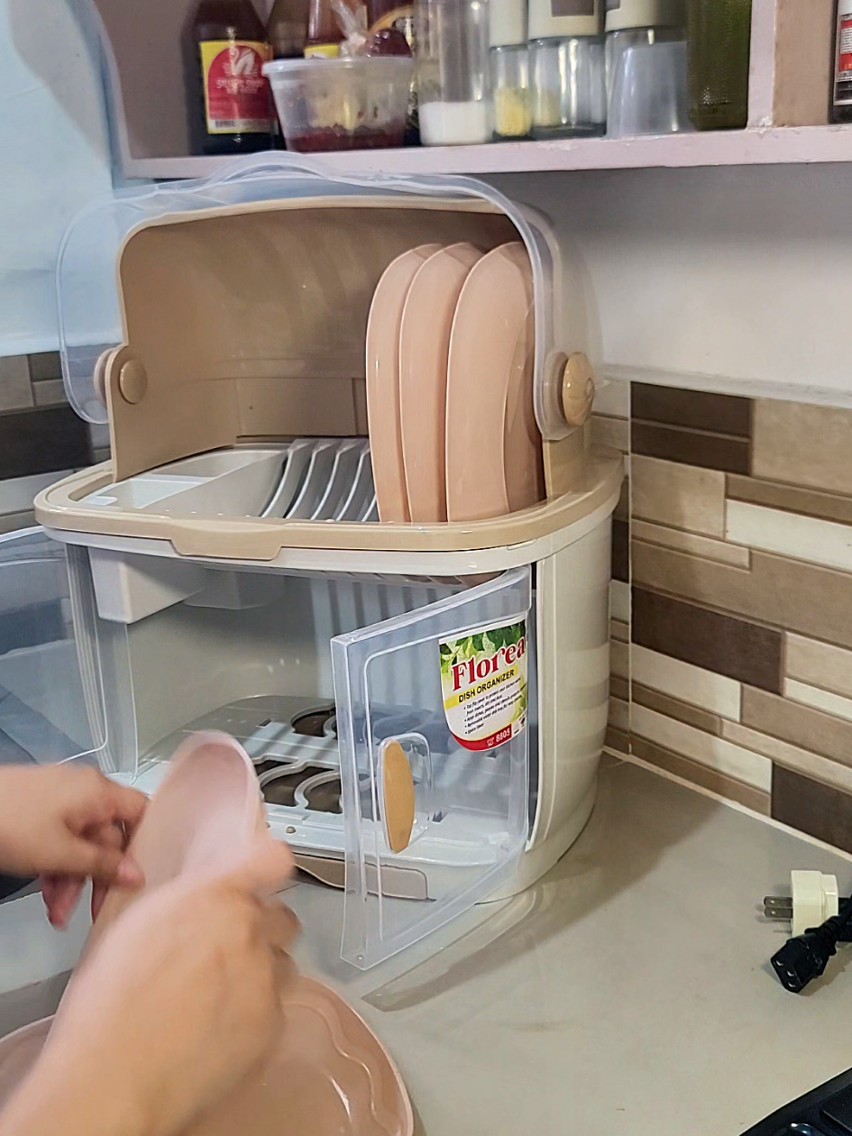 Dish Rack Cabinet  #dishrack #rackorganizer #floreadishdrainer #floreadishdrainer #dishorganizer 