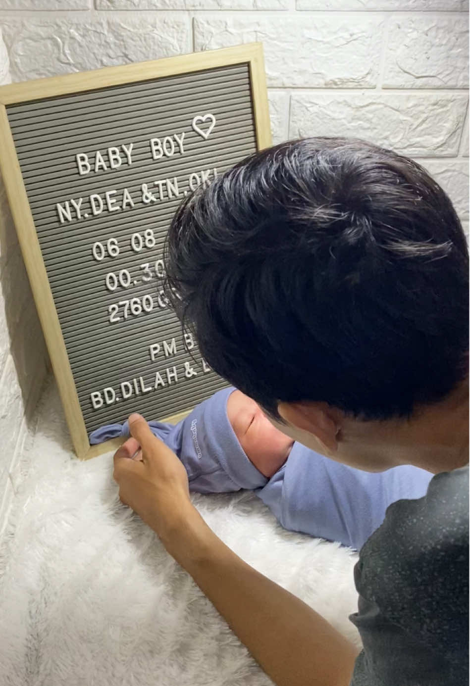 MasyaAllah Tabarakallah, join the trend ya aunt auncle, genk agustus mana suaranya nih?☝🏻 #HPLagustus #2025 #babyboy #persalinannormal 