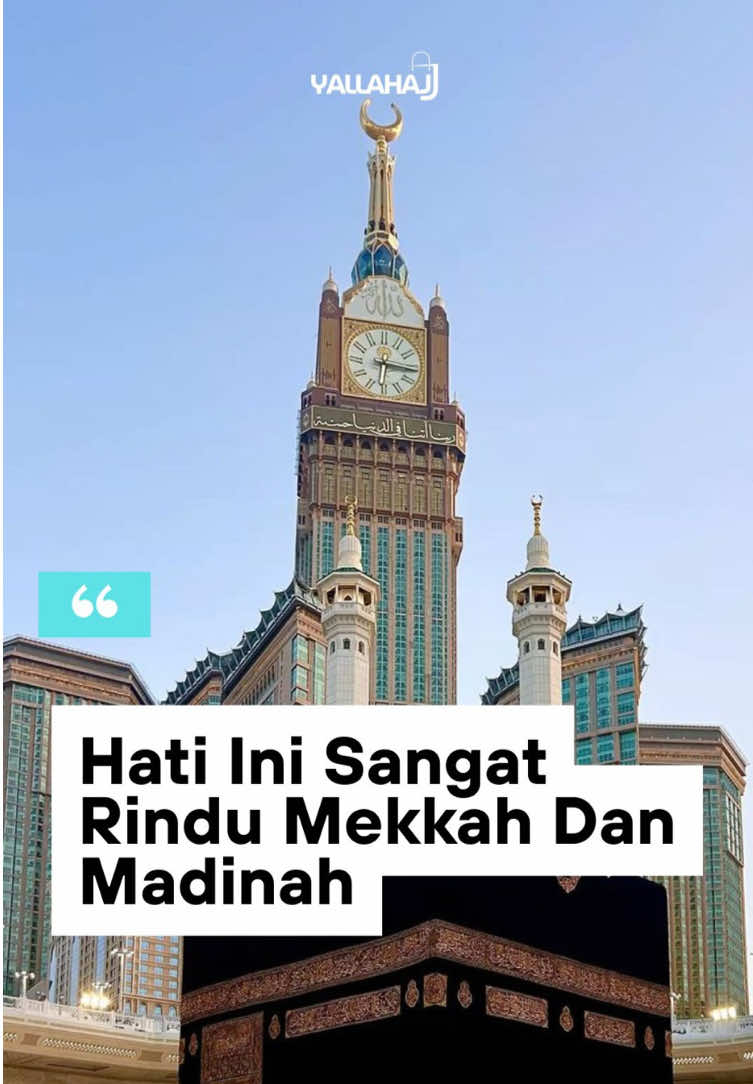 Rindu itu nyata… dan sebagian hatiku masih tertinggal di Tanah Haram 🤍 Ya Rabb, panggil aku lagi ke rumah-Mu #tanahsuci #umrah #mekka #madinah 