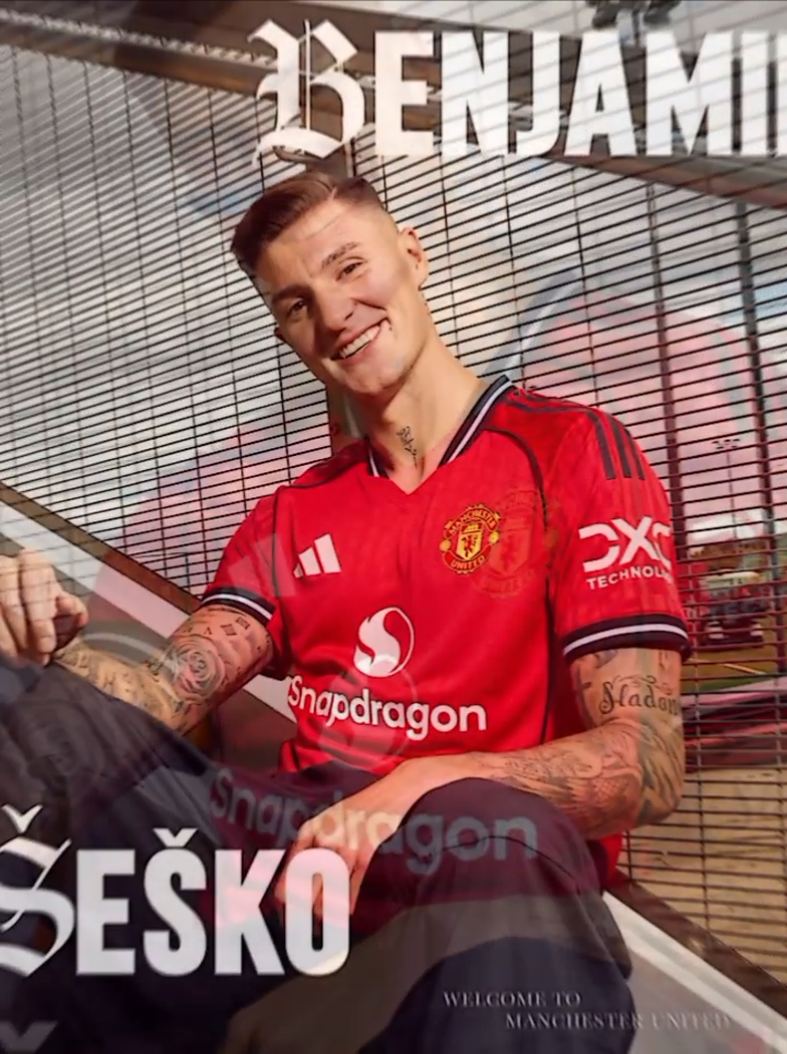 Benjamin Sesko 👹 #manchesterunited #benjaminsesko #manutd #sesko 