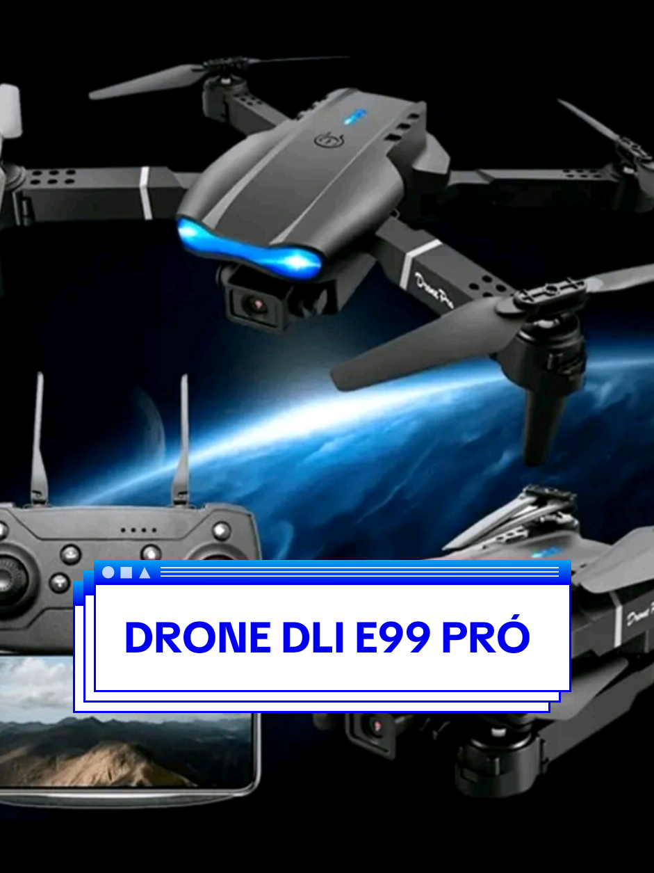 DRONE DLI E99 PRÓ  #VaiqueÉSua #PROMOCAO #VocêNasceuParaMudar #oferta #drone #topmix #ComproDoPequeno #dronevideo 