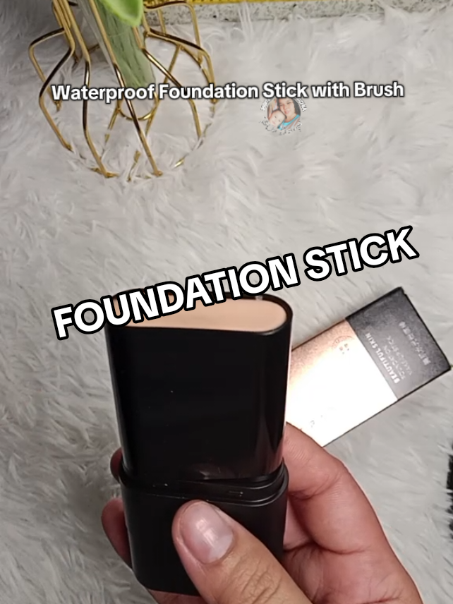 waterproof Foundation Stick with Brush  #foundationstick #onthegomakeup #foundationsticks #foundation 