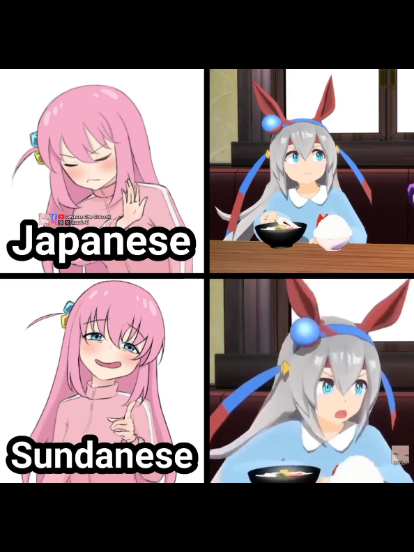 Japanese vs Sundanese #umamusume #umamusumeprettyderby #japan #japanese #sunda #sundanese #fyp #bocchitherock 