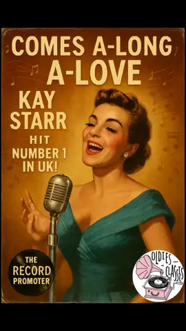 🎶 Kay Starr – “Comes A-Long A-Love” (1952) No.1 in January 1953 “Comes A-Long A-Love” is a lively, upbeat swing-pop tune performed by American singer Kay Starr, and it holds a special place in UK music history as the second-ever number one single on the UK Singles Chart. Song Details - Released: September 8, 1952   - Recorded: August 19, 1952   - Published: June 9, 1952   - Label: Capitol Records   - Songwriter: Al Sherman   - Orchestra Conductor: Harold Mooney   - Genre: Traditional pop with swing influences   - Length: 2:25 📊 Chart Performance - 🏆 UK Singles Chart: No.1 on January 20, 1953   - ⏳ Weeks at No.1: 1   - 📈 US Billboard Chart: Peaked at No.9 in September 1952   - 🎤 Historical Note: It was the first UK No.1 single not to top the sheet music charts, marking a shift toward recorded music dominance. 🎵 Musical Style & Legacy The song is a bright, toe-tapping celebration of love’s sudden arrival. With lyrics like: “Comes along a love suddenly / Everywhere you go you feel invited…” …it captures the giddy rush of falling head-over-heels. The melody was cleverly adapted from the overture to Rossini’s opera Semiramide, giving it a classical twist beneath its pop exterior. Legacy Highlights: - Kay Starr’s version was the only one to chart in the UK, despite other recordings by British acts like The Tanner Sisters and Harry Farmer. - It was later re-recorded for her 1964 album The Fabulous Favorites. - The song appeared in the soundtrack of the 2006 film Confetti, showcasing its enduring charm. #50smusic #kaystarr #comealongalove 