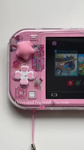 Lovee ittt💕#nintendo #nintendolite #nintendoswitchlite #pinkaesthetic #pokemonsword #gaming #animalcrossing #cosygames #hellokitty #mysimskingdom #nintendoswitch #handhledgameconsole #console 