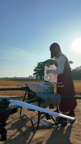 南瓜にドローンで防除🎃 #djiagriculture #t50 