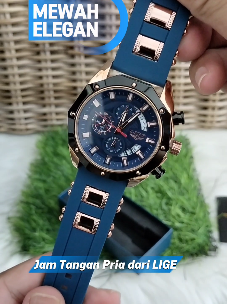 Jam Tangan Pria Mewah, Modern, dan Berkelas ! #jamtanganpria #jamtangancowok #jamtanganmewah #fyp #viral 