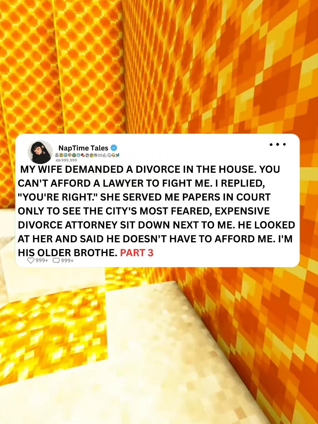 PART 3 | My wife demanded a divorce in the house. You can't afford a lawyer to fight me. I replied, 