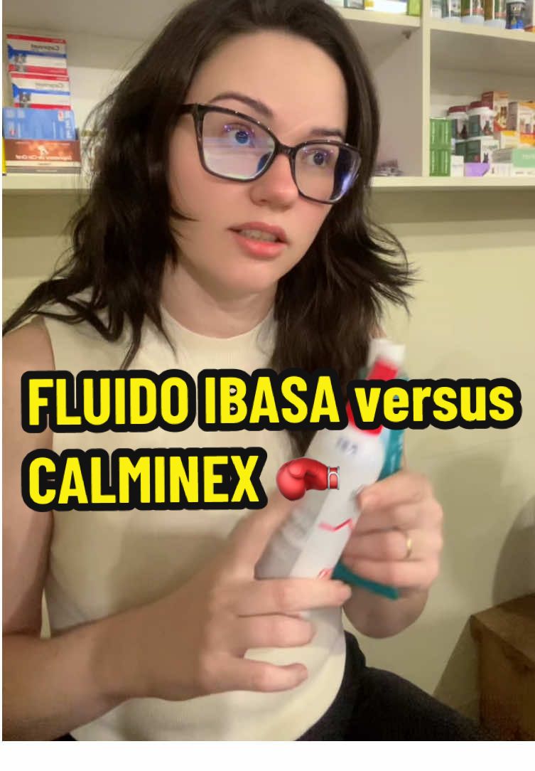 Qual é a melhor? Fluido Ibasa versus Calminex 🥊 #veterinaria #petshop #cavalos #calminex #fluidoibasa 