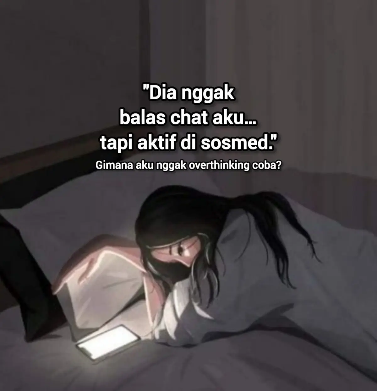 Pernah nggak sih, chat nggak dibales tapi liat dia update story? 🫠 Rasanya campur aduk—antara kesel, sedih, sama pengen pura-pura nggak peduli. Padahal… kadang alasannya nggak serumit itu, tapi otak kita udah bikin skenario sendiri. 💬 Kalau kamu relate, komen “RELATE” ya… biar kita saling menguatkan 💙 --- #overthinking #fyp #hubungan #Relationship #Love #healing #selflove #mindset #percintaan #relate #coupleproblems #trustissue #genzindonesia #selfhealing #viral
